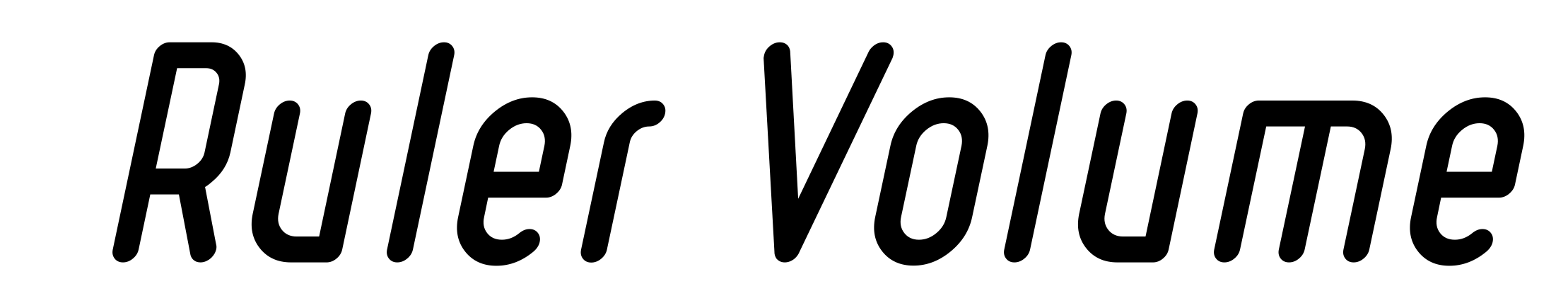 Ruler Volume